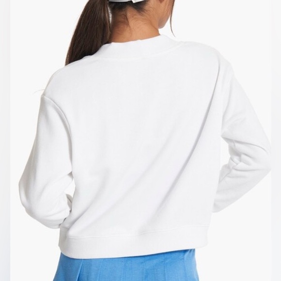 Vuori Sedona White V-Neck Pullover Sweatshirt. NWT - Picture 3 of 5